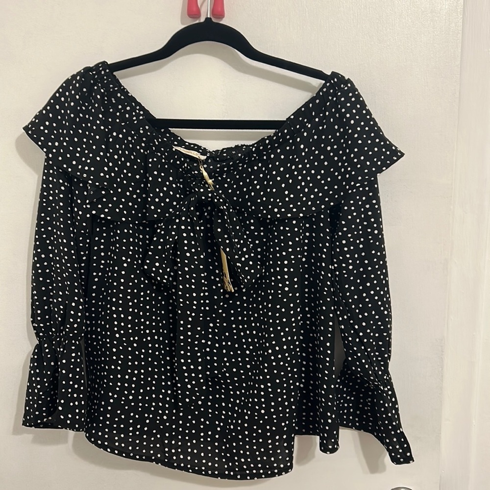 Polka dot top